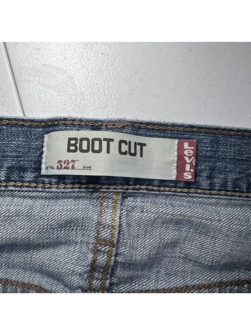 Y2K Levis 527 Mens Blue Denim Bootcut Jeans Size 32x30 Medium Wash Skater